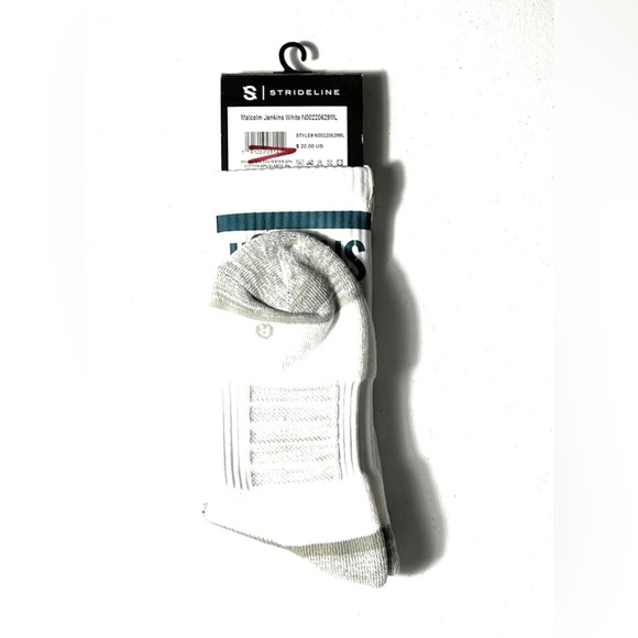 Malcolm Jenkins White N00220629ML Socks - Picture 3 of 8